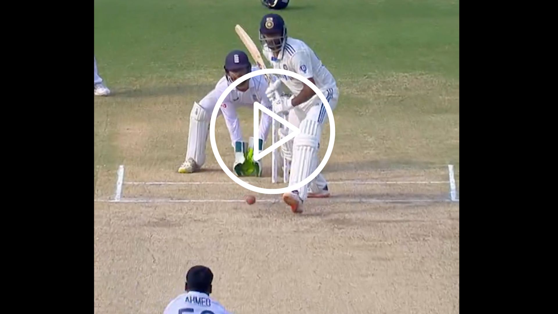 [Watch] Rehan Ahmed's Classical Leg-Break Sends Ashwin Packing As India Set Target Of 399